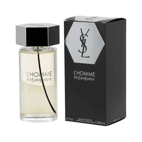 yves saint laurent l homme eau de toilette 200 ml|Yves Saint Laurent mannen parfum.